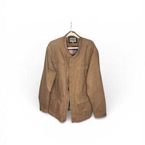 Men's Military-Style Field Jacket in Tan
